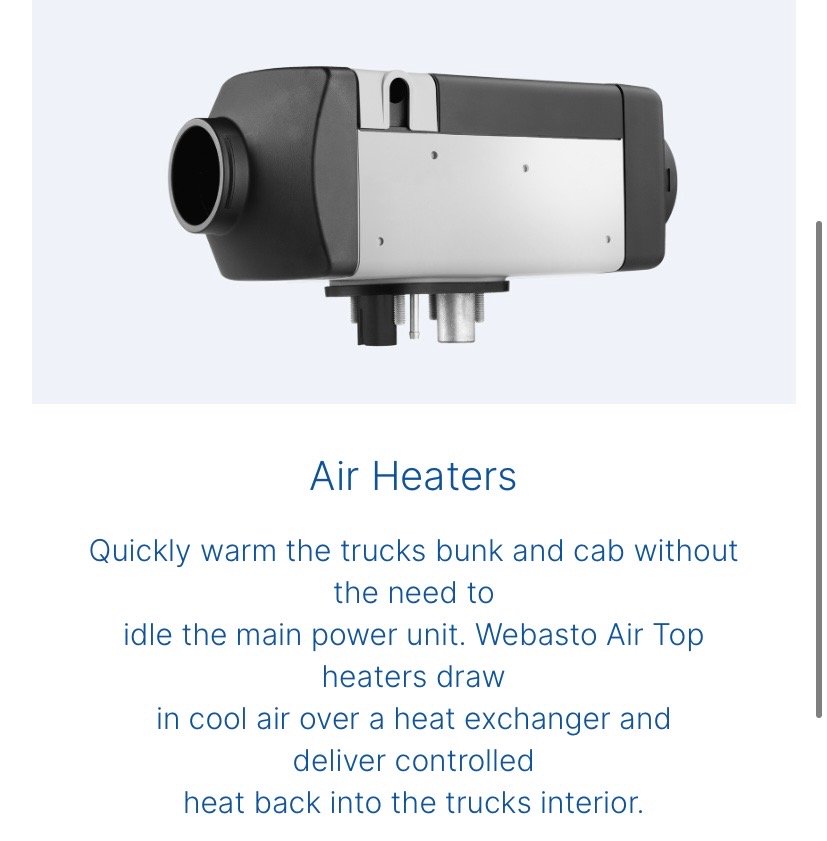 Webasto Air Heaters